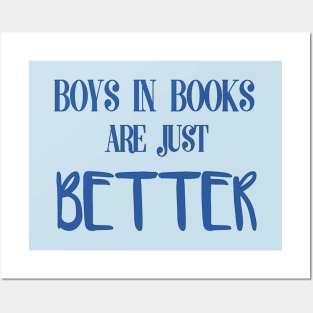 Boys in Books are Just Better Posters and Art